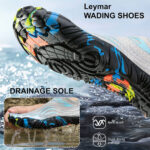 کفش آبی plankzone مدل Leymar رنگ آبی طوسی - تصویر 2