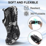 کفش آبی plankzone مدل Leymar رنگ سفید مشکی - تصویر 2