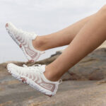 کفش آبی plankzone مدل atlas سفید قهوه ای - تصویر 3