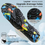 کفش آبی plankzone مدل Leymar رنگ آبی طوسی - تصویر 4