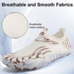 کفش آبی plankzone مدل Leymar رنگ سفید قهوه ای - تصویر 3