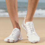 کفش آبی plankzone مدل atlas سفید قهوه ای - تصویر 4