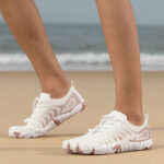 کفش آبی plankzone مدل atlas سفید قهوه ای - تصویر 5