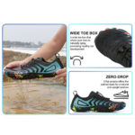 کفش آبی plankzone مدل atlas مشکی آبی - تصویر 22