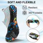 کفش آبی plankzone مدل Leymar رنگ آبی طوسی - تصویر 6