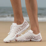 کفش آبی plankzone مدل atlas سفید قهوه ای - تصویر 8