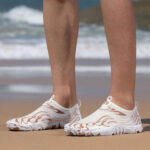 کفش آبی plankzone مدل Leymar رنگ سفید قهوه ای - تصویر 9