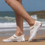 کفش آبی plankzone مدل Leymar رنگ سفید قهوه ای - تصویر 10