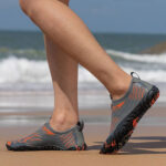 کفش آبی plankzone مدل Leymar رنگ نارنجی مشکی - تصویر 10