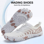 کفش آبی plankzone مدل atlas سفید قهوه ای