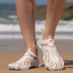 کفش آبی plankzone مدل Leymar رنگ سفید قهوه ای - تصویر 11