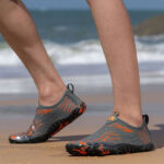 کفش آبی plankzone مدل Leymar رنگ نارنجی مشکی - تصویر 11