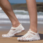 کفش آبی plankzone مدل Leymar رنگ سفید قهوه ای - تصویر 12