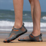 کفش آبی plankzone مدل Leymar رنگ نارنجی مشکی - تصویر 12