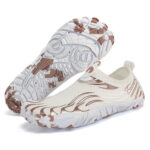 کفش آبی plankzone مدل Leymar رنگ سفید قهوه ای - تصویر 16