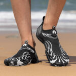 کفش آبی plankzone مدل Leymar رنگ سفید مشکی - تصویر 17