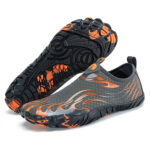 کفش آبی plankzone مدل Leymar رنگ نارنجی مشکی - تصویر 15