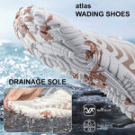 کفش آبی plankzone مدل atlas سفید قهوه ای - تصویر 17