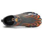 کفش آبی plankzone مدل Leymar رنگ نارنجی مشکی - تصویر 16