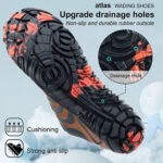 کفش آبی plankzone مدل atlas نارنجی مشکی - تصویر 15