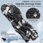 کفش آبی plankzone مدل Leymar رنگ سفید مشکی - تصویر 19