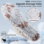 کفش آبی plankzone مدل atlas سفید قهوه ای - تصویر 19