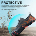 کفش آبی plankzone مدل atlas نارنجی مشکی - تصویر 16