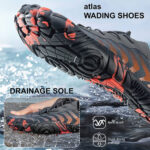 کفش آبی plankzone مدل atlas نارنجی مشکی - تصویر 17