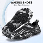 کفش آبی plankzone مدل Leymar رنگ سفید مشکی