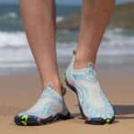 کفش آبی plankzone مدل Leymar رنگ آبی طوسی - تصویر 14