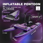 دوچرخه آبی بادی Plankzone رنگ بنفش مشکی - Image 2