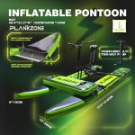 دوچرخه آبی بادی Plankzone رنگ سبز مشکی - Image 2