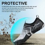 کفش آبی plankzone مدل reghez رنگ مشکی سفید - Image 3