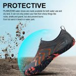 کفش آبی plankzone مدل reghez رنگ مشکی نارنجی - Image 3