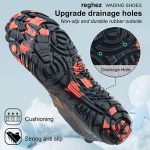 کفش آبی plankzone مدل reghez رنگ مشکی نارنجی - Image 4