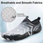 کفش آبی plankzone مدل reghez رنگ مشکی سفید - Image 5