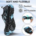 کفش آبی plankzone مدل reghez رنگ آبی مشکی - Image 4