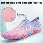 کفش آبی plankzone مدل reghez رنگ صورتی بنفش - Image 5