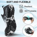 کفش آبی plankzone مدل reghez رنگ مشکی سفید - Image 6