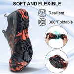 کفش آبی plankzone مدل reghez رنگ مشکی نارنجی - Image 6