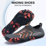 کفش آبی plankzone مدل reghez رنگ مشکی نارنجی