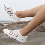 کفش آبی plankzone مدل reghez رنگ سفید قهوه ای - Image 14