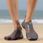 کفش آبی plankzone مدل reghez رنگ مشکی نارنجی - Image 15