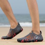 کفش آبی plankzone مدل reghez رنگ مشکی نارنجی - Image 18