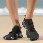 کفش آبی plankzone مدل Deep ocean رنگ مشکی آبی - تصویر 3