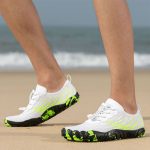 کفش آبی plankzone مدل Deep ocean رنگ سفید سبز - تصویر 3