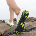 کفش آبی plankzone مدل Deep ocean رنگ سفید سبز - تصویر 4