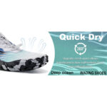 کفش آبی plankzone مدل Deep ocean رنگ طوسی نارنجی - تصویر 25