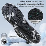 کفش آبی plankzone مدل Deep ocean رنگ سفید مشکی - تصویر 17