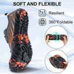 کفش آبی plankzone مدل Deep ocean رنگ طوسی نارنجی - تصویر 19